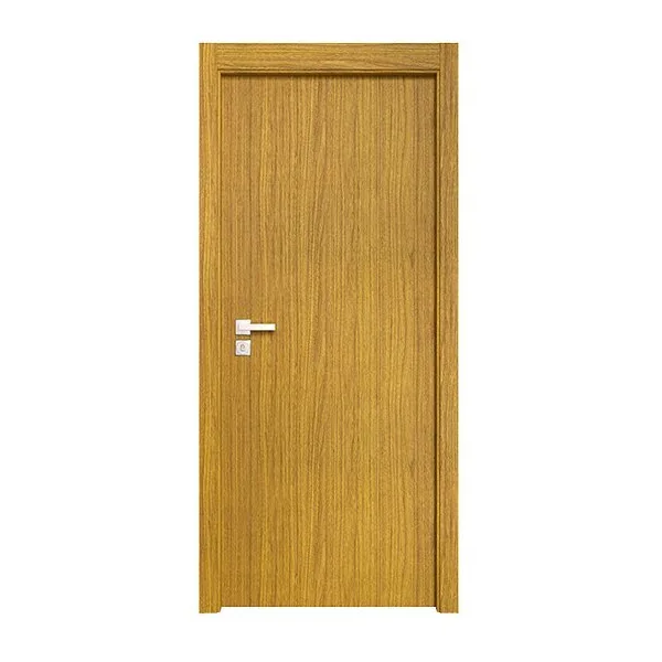 Porta lisa em laminado Freijó Natural, amadeirado claro