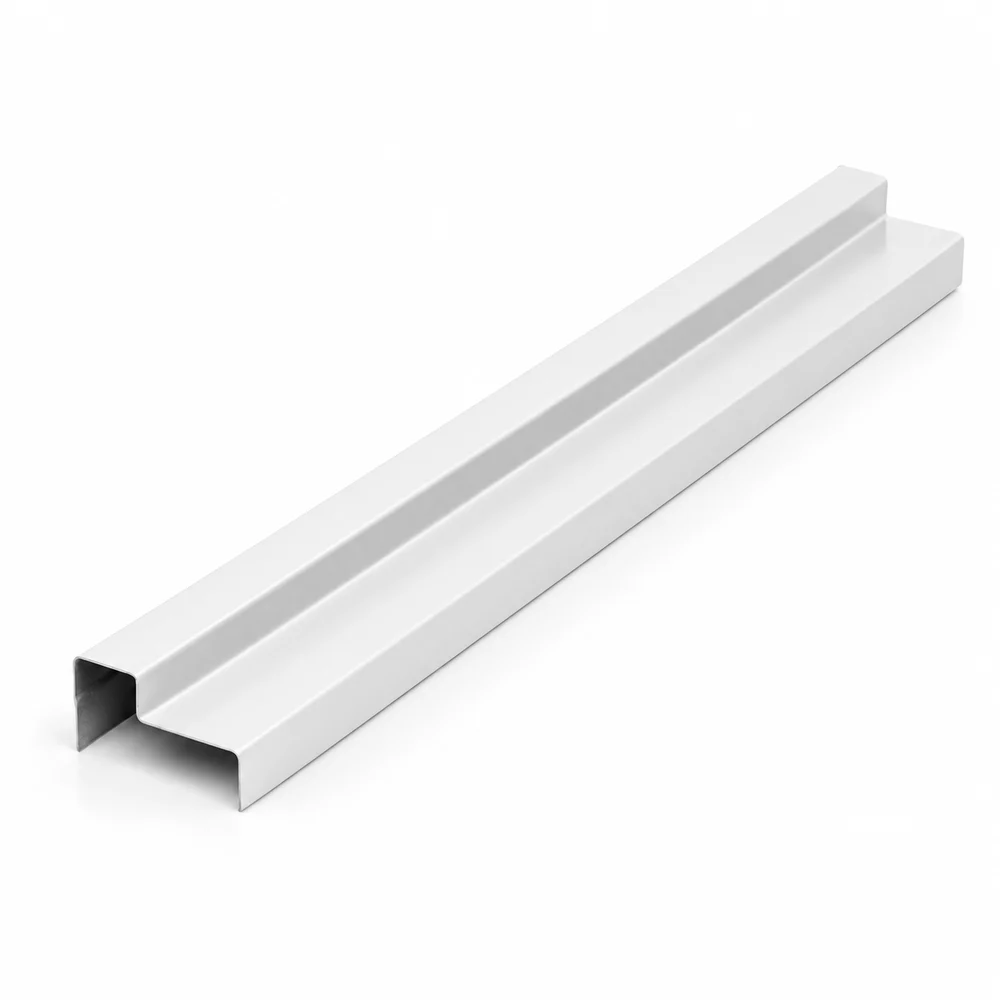 Apoio de baguete em aço branco para divisória naval