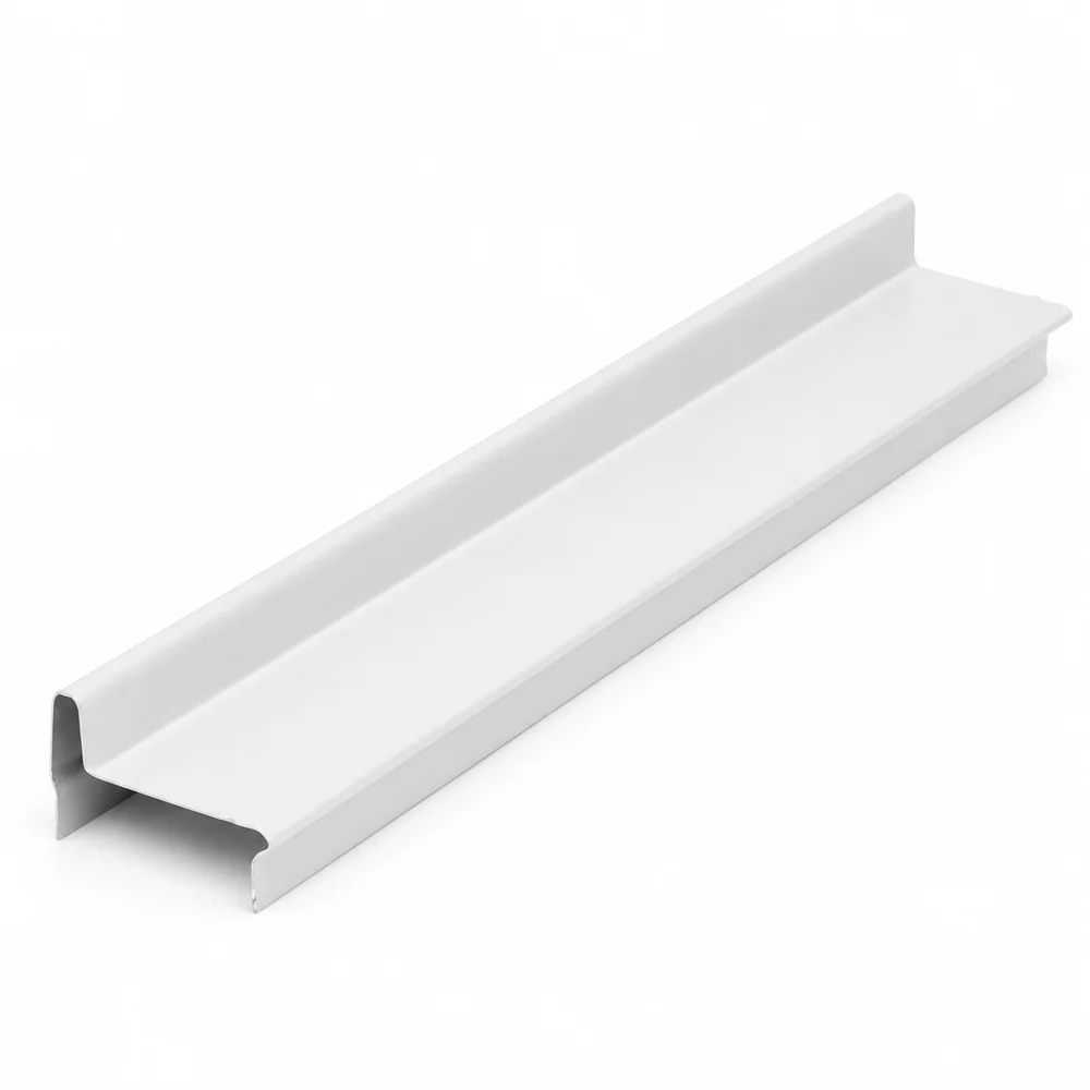 Batente em aço branco para porta de divisória naval