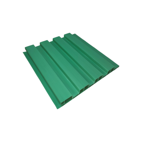 Painel ripado PVC verde